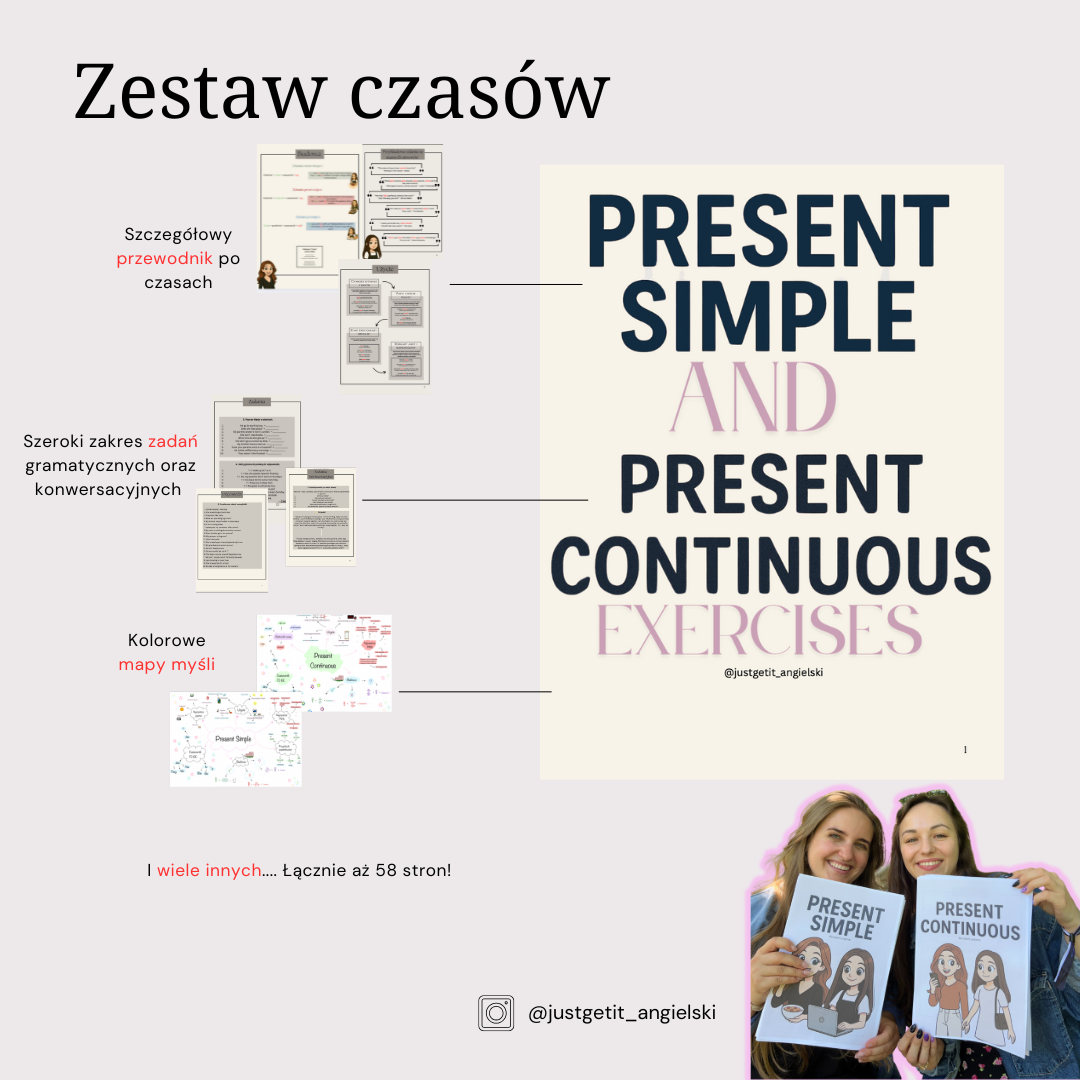 Naucz się Present Simple i Present Continuous z łatwością!