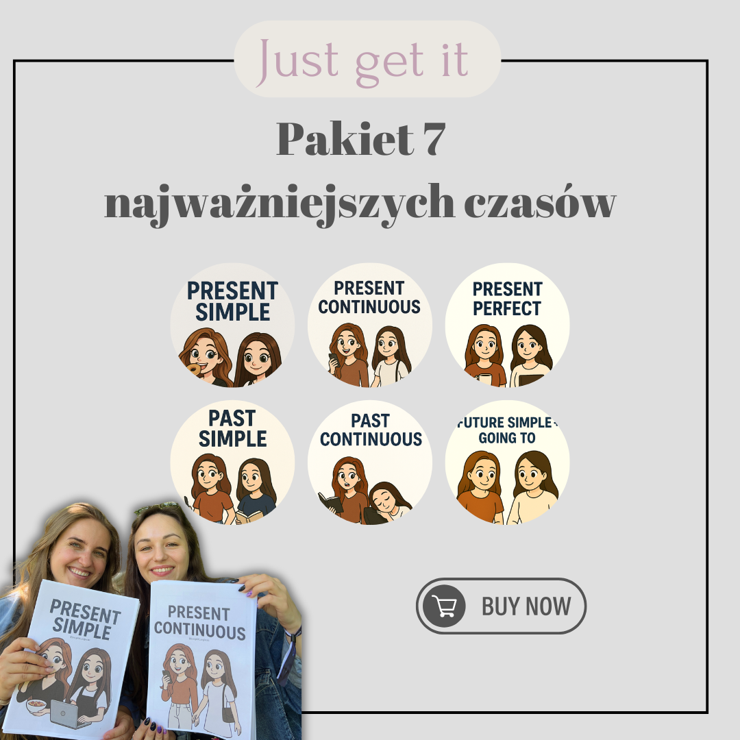 📚 Pakiet czasów angielskich - naucz się mówić płynnie i poprawnie!