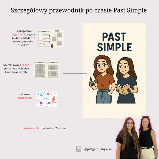 📘 Past Simple – Kompletny Pakiet do Nauki [PDF]